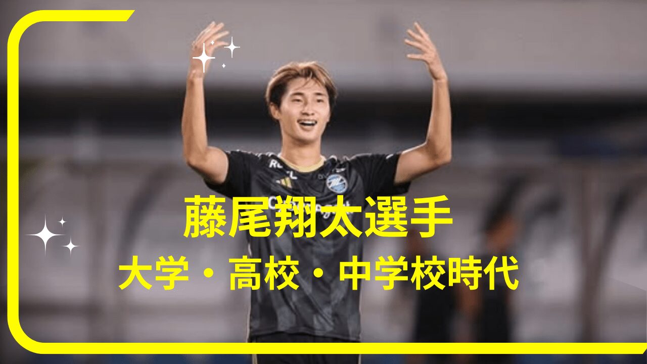 藤尾翔太選手高校，藤尾翔太選手中学校，