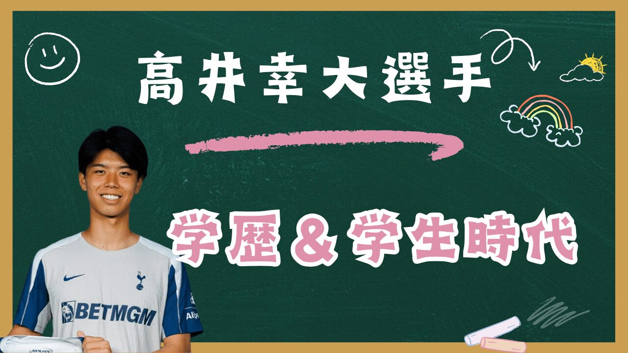 高井幸大選手学歴，高井幸大選手高校時代，高井幸大選手大学，